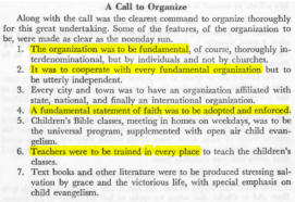 Fundamentalism -- the defining characteristic of CEF