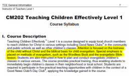 "Attention is focused on the lostness of the child without Christ."